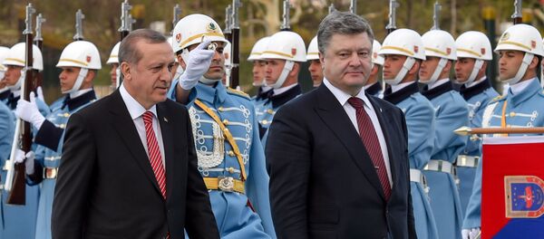 Ukrainian President Petro Poroshenko visits Turkey - Sputnik International