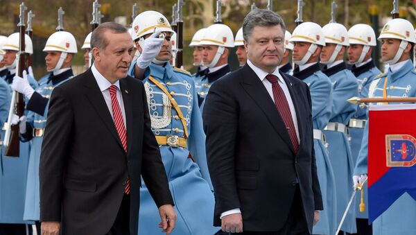 Ukrainian President Petro Poroshenko visits Turkey - Sputnik International