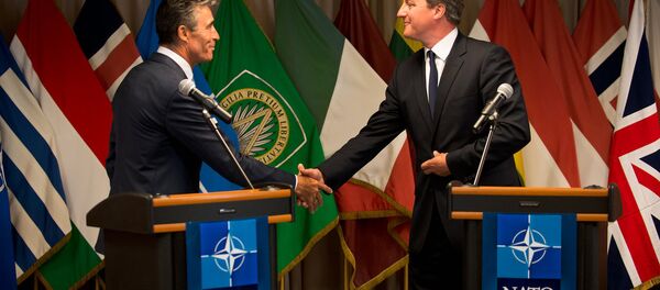 UK PM David Cameron (right) and former Secretary General of NATO Anders Fogh Rasmussen UK PM David Cameron (right) and former Secretary General of NATO Anders Fogh Rasmussen - Sputnik International