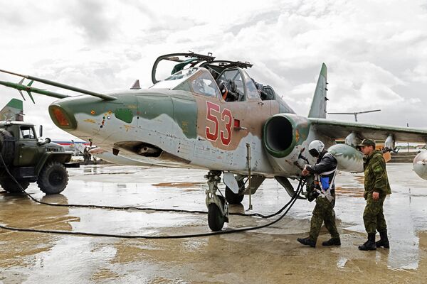 Russian Aerospace Forces aircraft leave Hmeimim airbase in Syria Russian Aerospace Forces aircraft leave Hmeimim airbase in Syria - Sputnik International