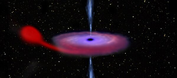 Black hole with stellar companion Black hole with stellar companion - Sputnik International