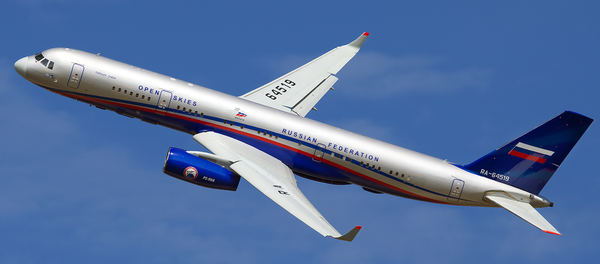 A Russian Air Force Tupolev Tu-214OS at Ramenskoye Airport (UUBW) A Russian Air Force Tupolev Tu-214OS at Ramenskoye Airport (UUBW) - Sputnik International