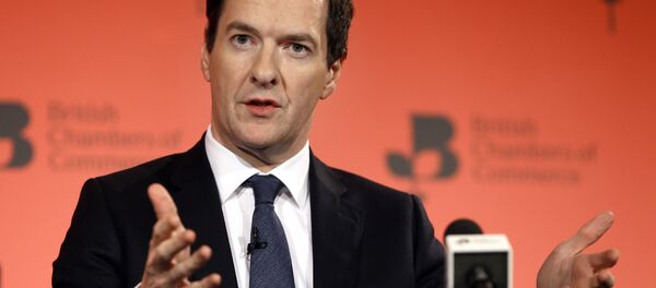 Britain's Chancellor George Osborne speaks during the British Chambers of Commerce annual conference in London (File) - Sputnik International