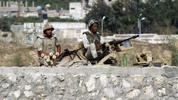 Egyptian soldiers, Rafah, Egypt (file photo) - Sputnik International