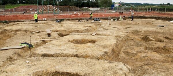 The site of the dig The site of the dig - Sputnik International