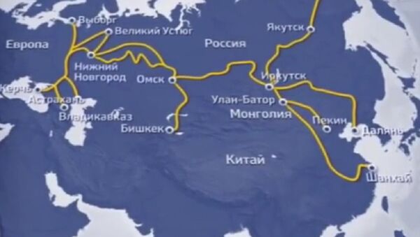 Map of The Great Tea Road - Sputnik International