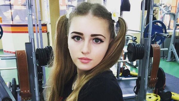 Russian girl powerlifter Julia Vince - Sputnik International