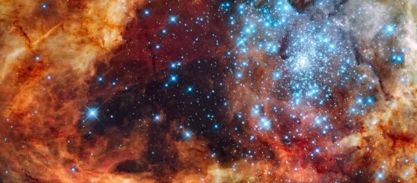 A young stellar grouping, called R136, is only a few million years old and resides in the 30 Doradus Nebula. A young stellar grouping, called R136, is only a few million years old and resides in the 30 Doradus Nebula. - Sputnik International