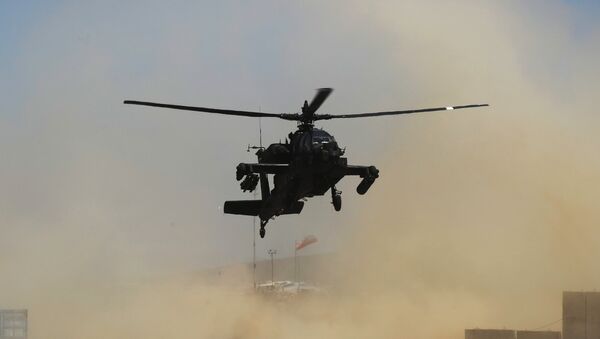 US Army AH-64 Apache attack helicopter. File photo - Sputnik International