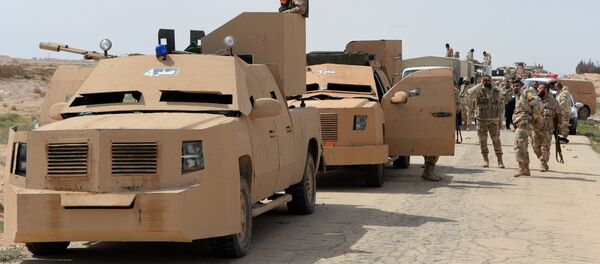 The Desert Falcons self-defense unit re-deploy outside Palmyra, Syria. The Desert Falcons self-defense unit re-deploy outside Palmyra, Syria. - Sputnik International