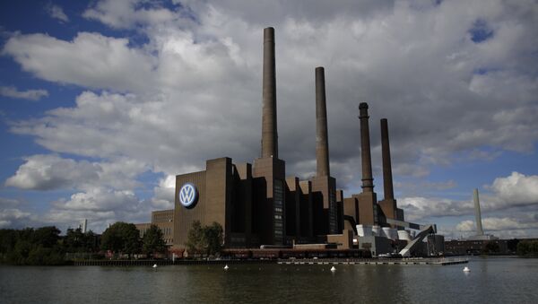 The power plant of the Volkswagen factory in the city Wolfsburg, Germany (File) - Sputnik International