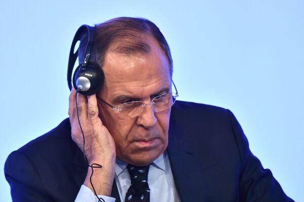 Russian Foreign Minister Sergei Lavrov attends the Mediterranean Dialogues (MED), a three-day conference on security in the Mediterranean region, on December 11, 2015 in Rome Russian Foreign Minister Sergei Lavrov attends the Mediterranean Dialogues (MED), a three-day conference on security in the Mediterranean region, on December 11, 2015 in Rome - Sputnik International