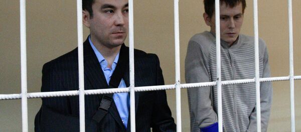 Kiev court extends custodial term for Russian citizens Yevgeny Yerofeyev and Alexander Alexandrov Kiev court extends custodial term for Russian citizens Yevgeny Yerofeyev and Alexander Alexandrov - Sputnik International