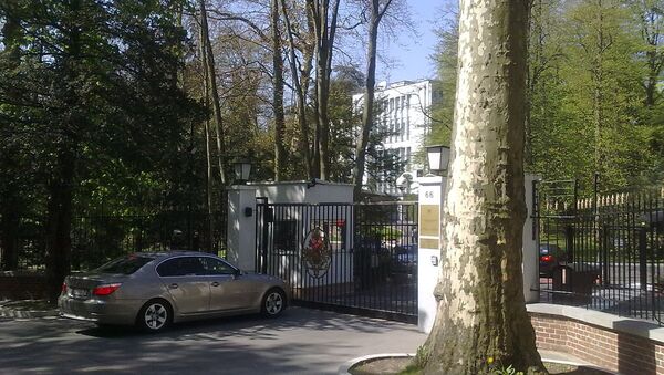 The Russian Embassy in Brussels, Belgium - Sputnik International