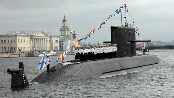Rehearsal for military parade marking Navy Day, St. Petersburg - Sputnik International