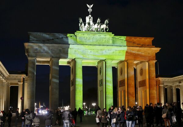 The Brandenburg gate, in Germany The Brandenburg gate, in Germany - Sputnik International