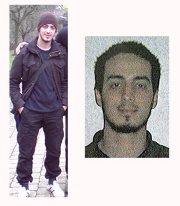 In this undated combination photo provided by the Belgian Federal Police in Brussels on Monday, March 21, 2016, suspect Najim Laachraoui is shown In this undated combination photo provided by the Belgian Federal Police in Brussels on Monday, March 21, 2016, suspect Najim Laachraoui is shown - Sputnik International