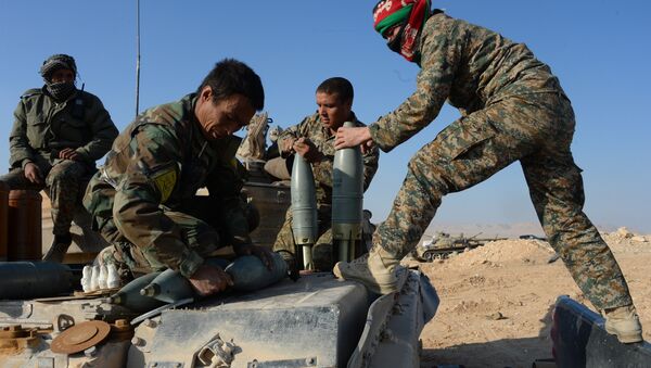 Syrian army and self-defense forces approach Palmyra - Sputnik International