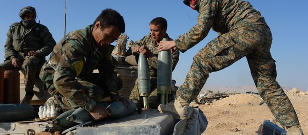 Syrian army and self-defense forces approach Palmyra Syrian army and self-defense forces approach Palmyra - Sputnik International