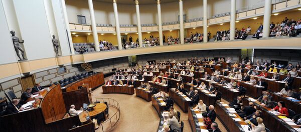 MPs attend the Parliaments plenary session in Helsinki MPs attend the Parliaments plenary session in Helsinki - Sputnik International