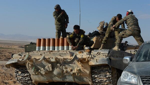 Syrian army and self-defense forces approach Palmyra - Sputnik International