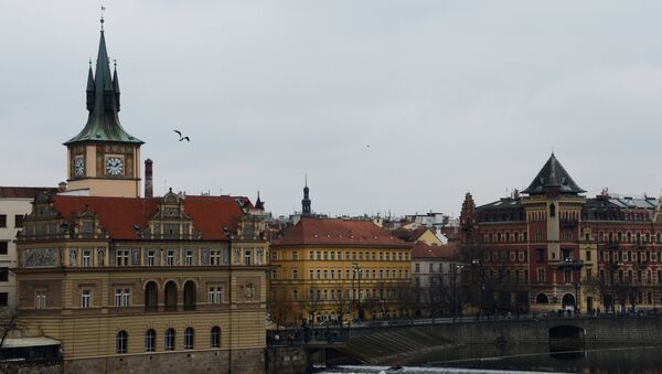 View of the Smetana Embankment from the Charles Bridge in Prague. (File) - Sputnik International