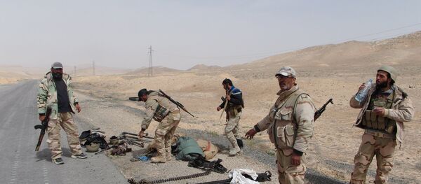 Syrian government forces in Palmyra, central Syria. Syrian government forces in Palmyra, central Syria. - Sputnik International
