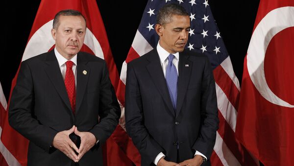 Barack Obama and Recep Tayyip Erdogan - Sputnik International