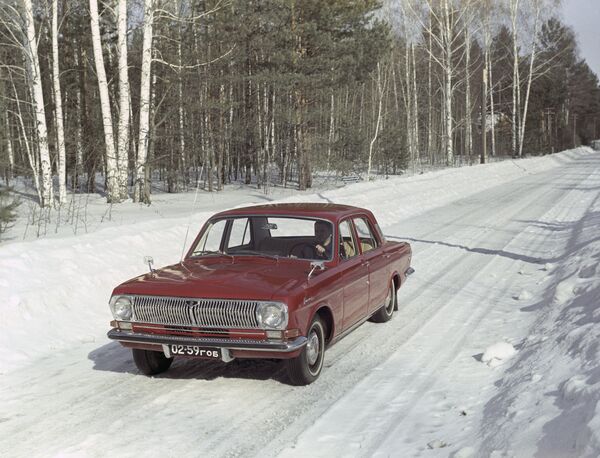 A Soviet GAZ-24 Volga car produced since 1968 by the Gorky Automobile Plant - Sputnik International
