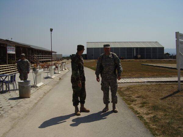 US military personnel at Camp Bondsteel US military personnel at Camp Bondsteel - Sputnik International