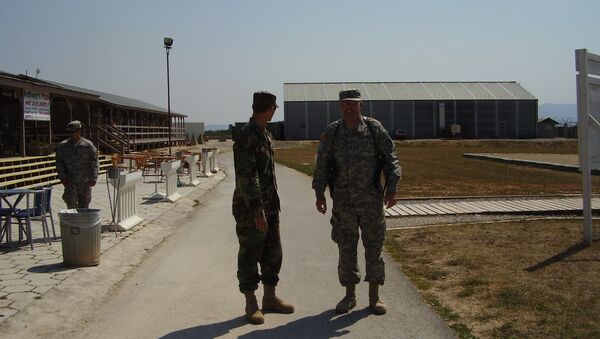 US military personnel at Camp Bondsteel - Sputnik International