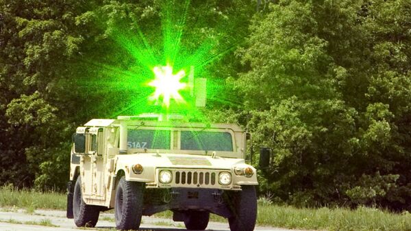 Laser system mounted to a military humvee. - Sputnik International