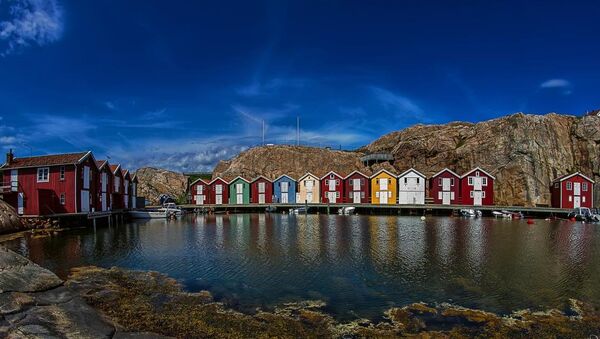 The small fishing village of Smögen on the west coast of Sweden - Sputnik International