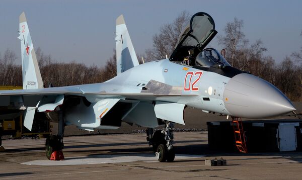 The Sukhoi Su-35S fighter jet The Sukhoi Su-35S fighter jet - Sputnik International
