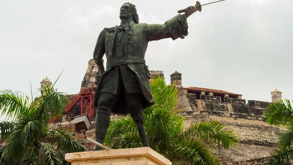 Blas de Lezo Statue in Cartagena de Indias - Sputnik International