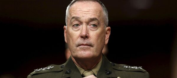 Joint Chiefs of Staff Chair USMC General Joseph Dunford Jr. testifies before the Senate Armed Services Committee hearing on Capitol Hill in Washington March 17, 2016 - Sputnik International