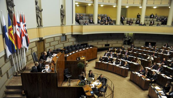 A general view of the Nordic Council's 64th Session in the Finnish Parliament in Helsinki, on October 30, 2012 - Sputnik International