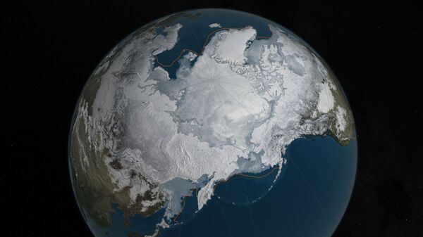 Арктические льды в марте 2016 года - Sputnik International