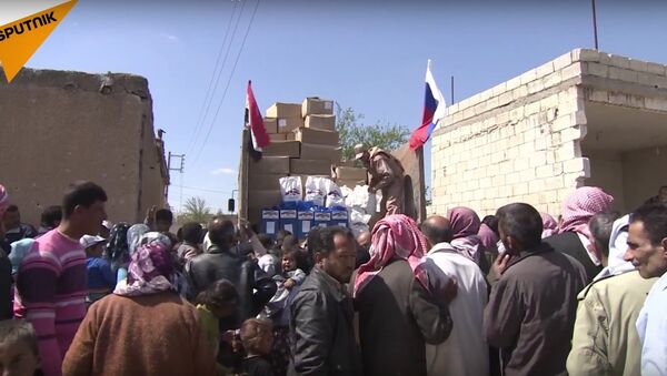 Russia Delivers Humanitarian Aid to Aleppo - Sputnik International