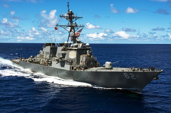 An Arleigh Burke-class guided-missile destroyer An Arleigh Burke-class guided-missile destroyer - Sputnik International