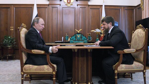 President Putin meets with Ramzan Kadyrov (File) - Sputnik International