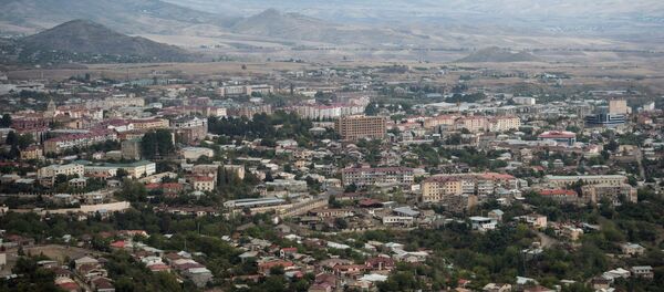The town of Stepanakert in the self-proclaimed Nagorno-Karabakh Republic. - Sputnik International