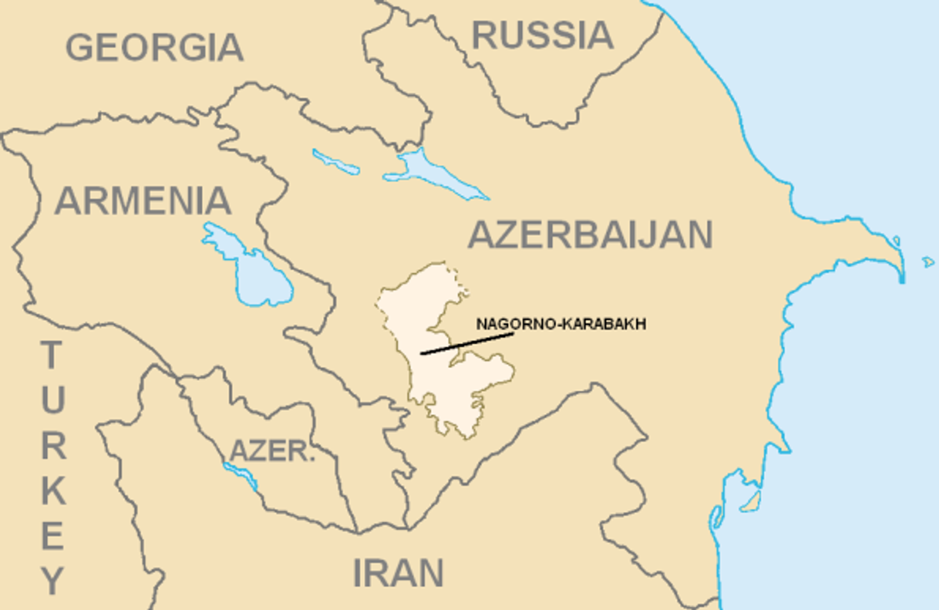 Map of Nagorno-Karabakh - Sputnik International, 1920, 28.09.2023