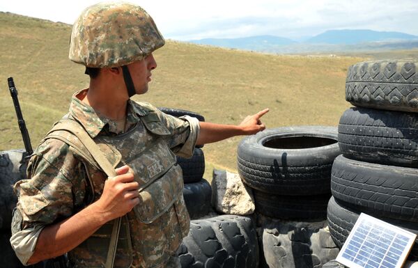Russian Foreign Ministry Concerned Over Escalation at Armenian-Azerbaijani Border Russian Foreign Ministry Concerned Over Escalation at Armenian-Azerbaijani Border - Sputnik International
