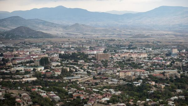 The town of Stepanakert in the self-proclaimed Nagorno-Karabakh Republic - Sputnik International