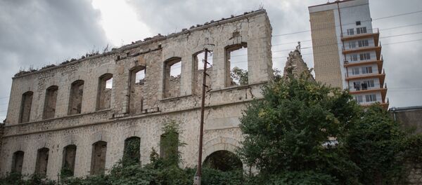 Houses destroyed during the war in the town of Shusha in the self-proclaimed Nagorno-Karabakh Republic Houses destroyed during the war in the town of Shusha in the self-proclaimed Nagorno-Karabakh Republic - Sputnik International