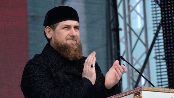 Celebrations of Day of Chechen Republic's Constitution in Grozny - Sputnik International