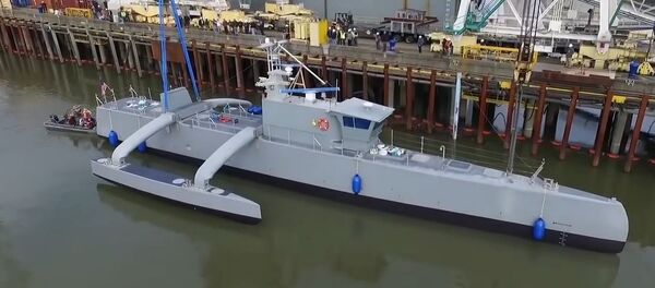Anti-Submarine Warfare Continuous Trail Unmanned Vessel Speed Testing - Sputnik International