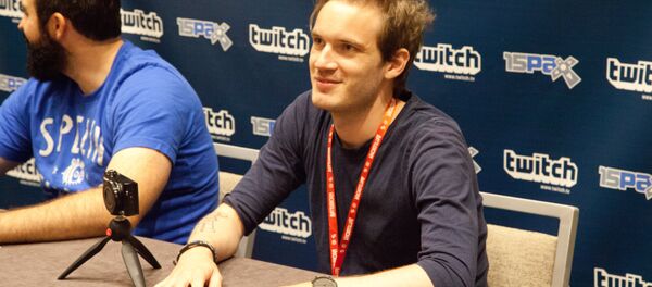 PewDiePie at PAX 2015 PewDiePie at PAX 2015 - Sputnik International