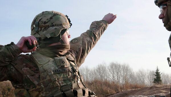 US soldiers train in Estonia - Sputnik International